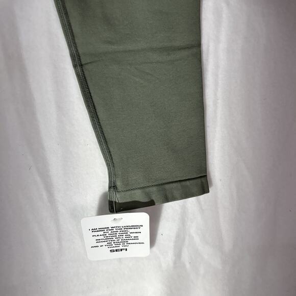 SEFI Timeless Leggings 7/8 - Smoked Olive Size Medium Org. $100 - Picture 11 of 11